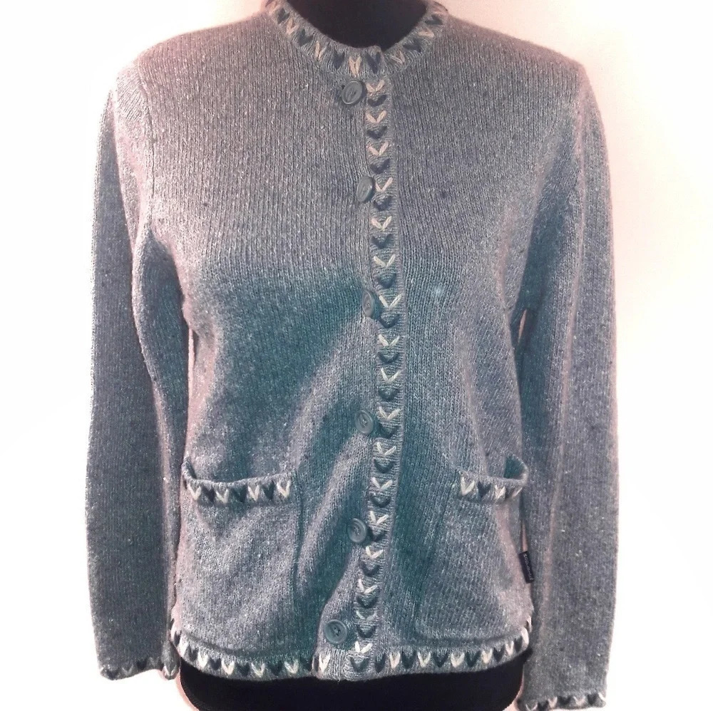 Vintage Woolrich Wool Button Down Cardigan Sweater